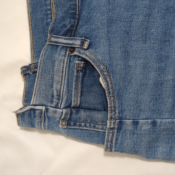 Abercrombie & Fitch The Super Skinny Ankle High Rise Jeans, Color Blue Size 34 - Picture 4 of 15